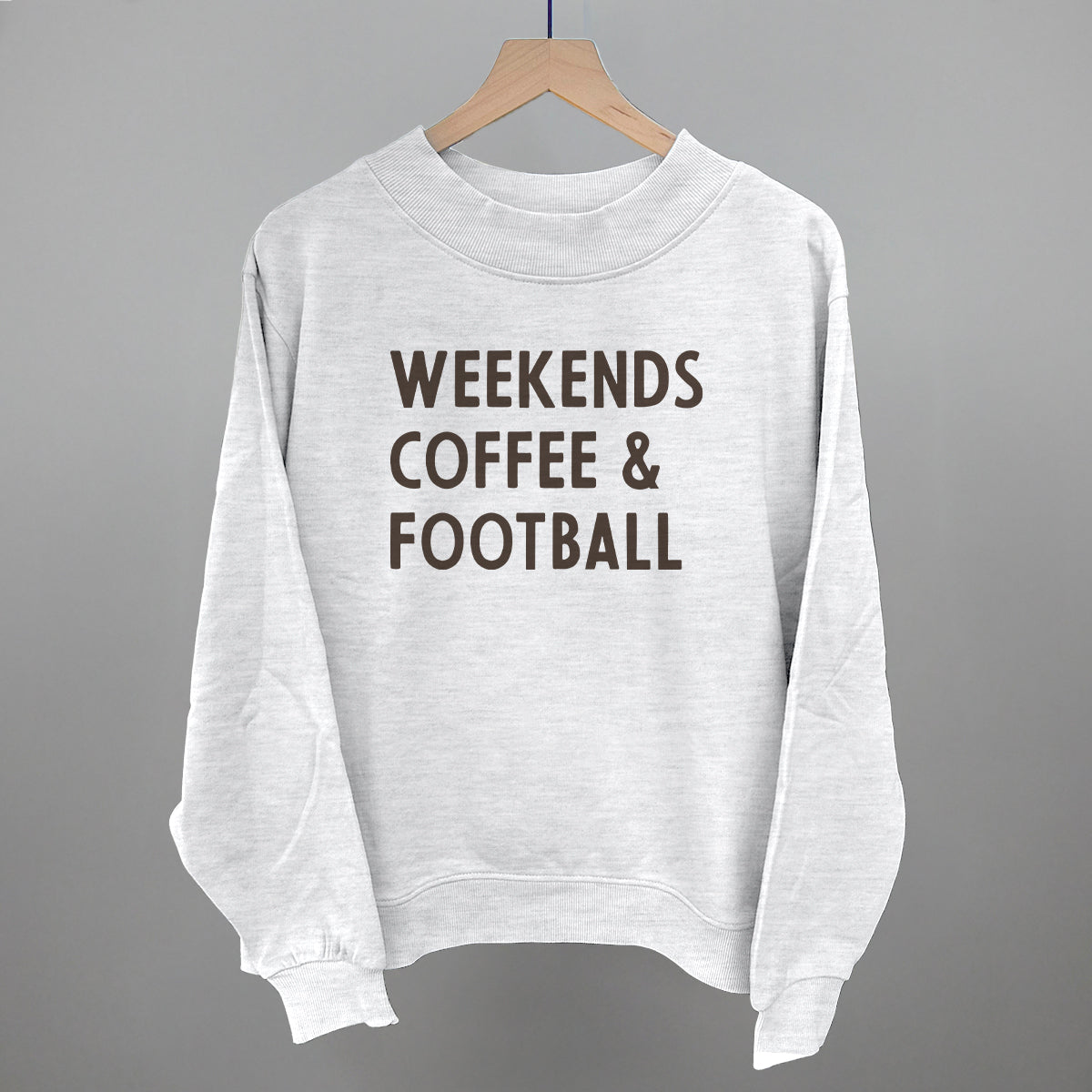 Weekends Coffee And Football Shirt | Game Day Graphic Tee | Football Season Gift