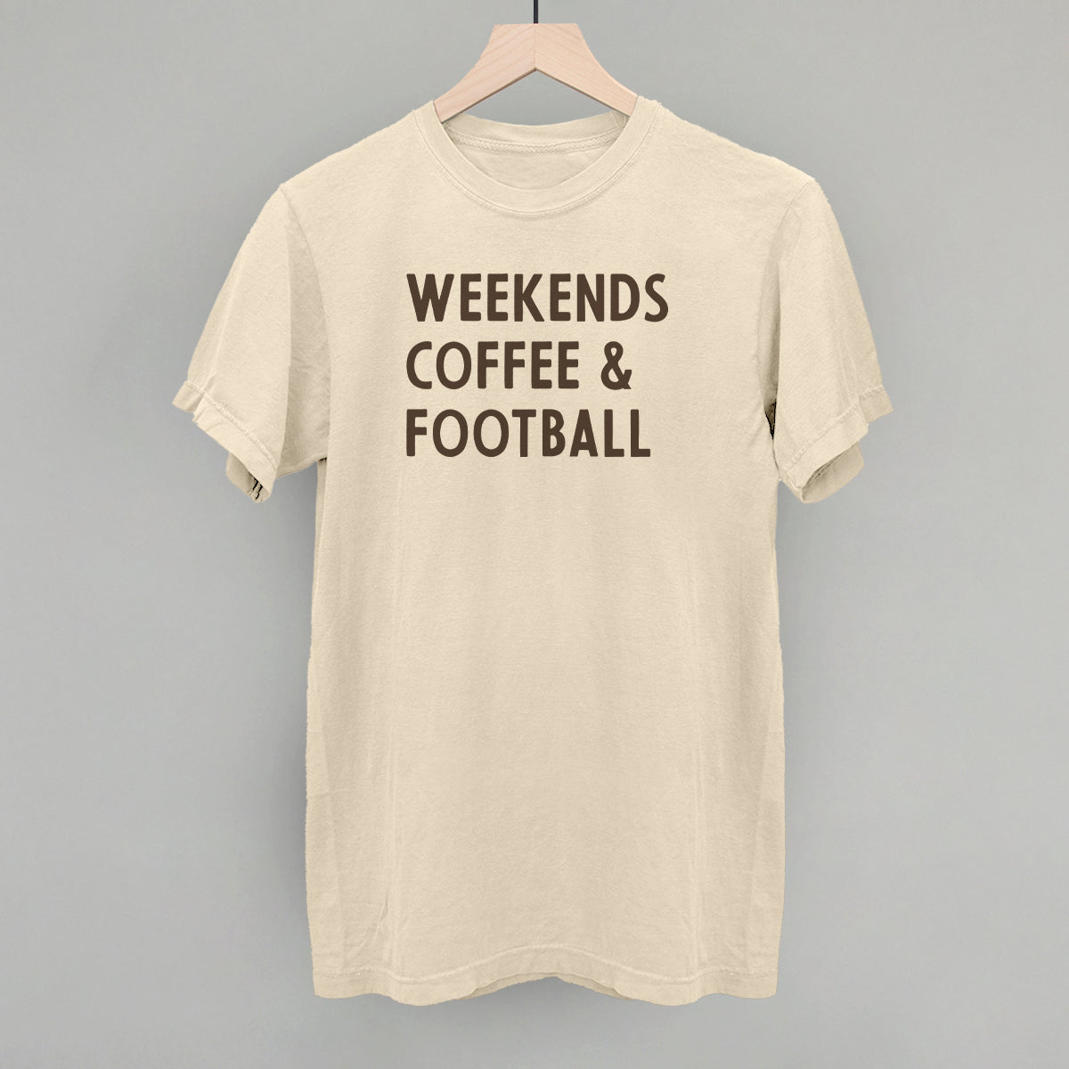 Weekends Coffee And Football Shirt | Game Day Graphic Tee | Football Season Gift