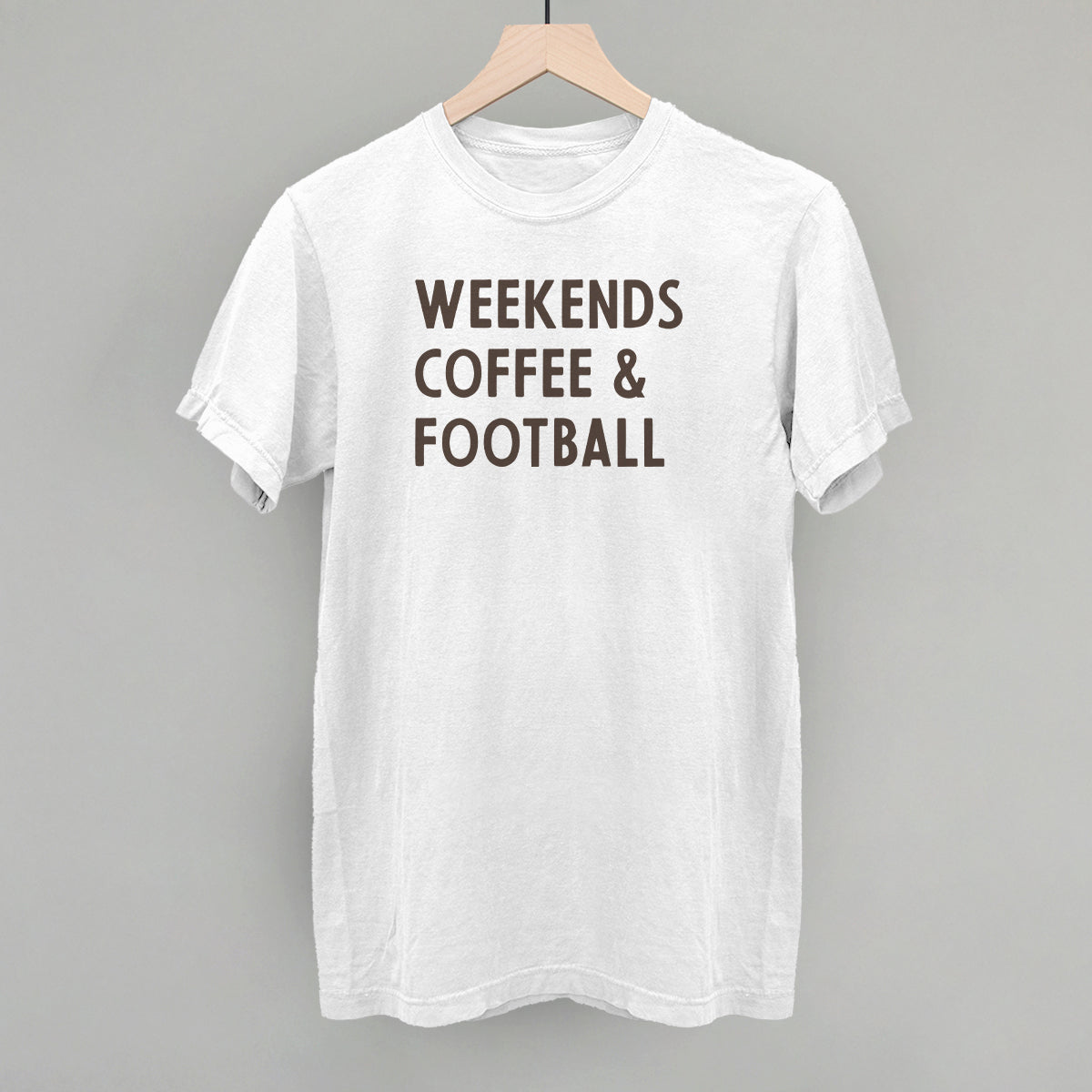 Weekends Coffee And Football Shirt | Game Day Graphic Tee | Football Season Gift