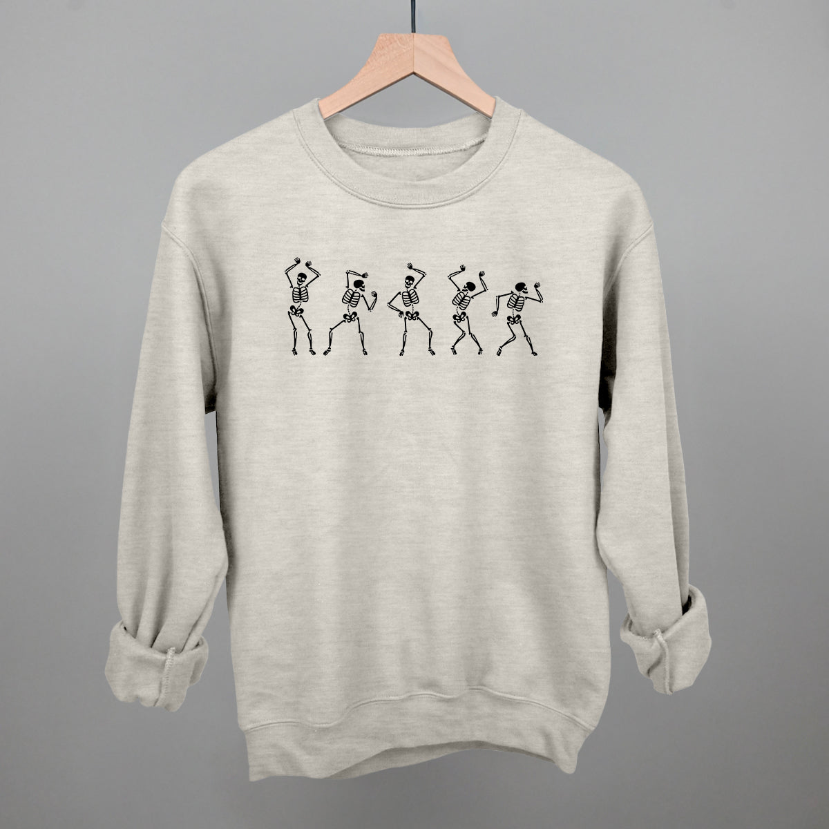 Dancing Skeletons Graphic Tee | Fun Halloween Shirt | Trendy Skeleton Sweatshirt