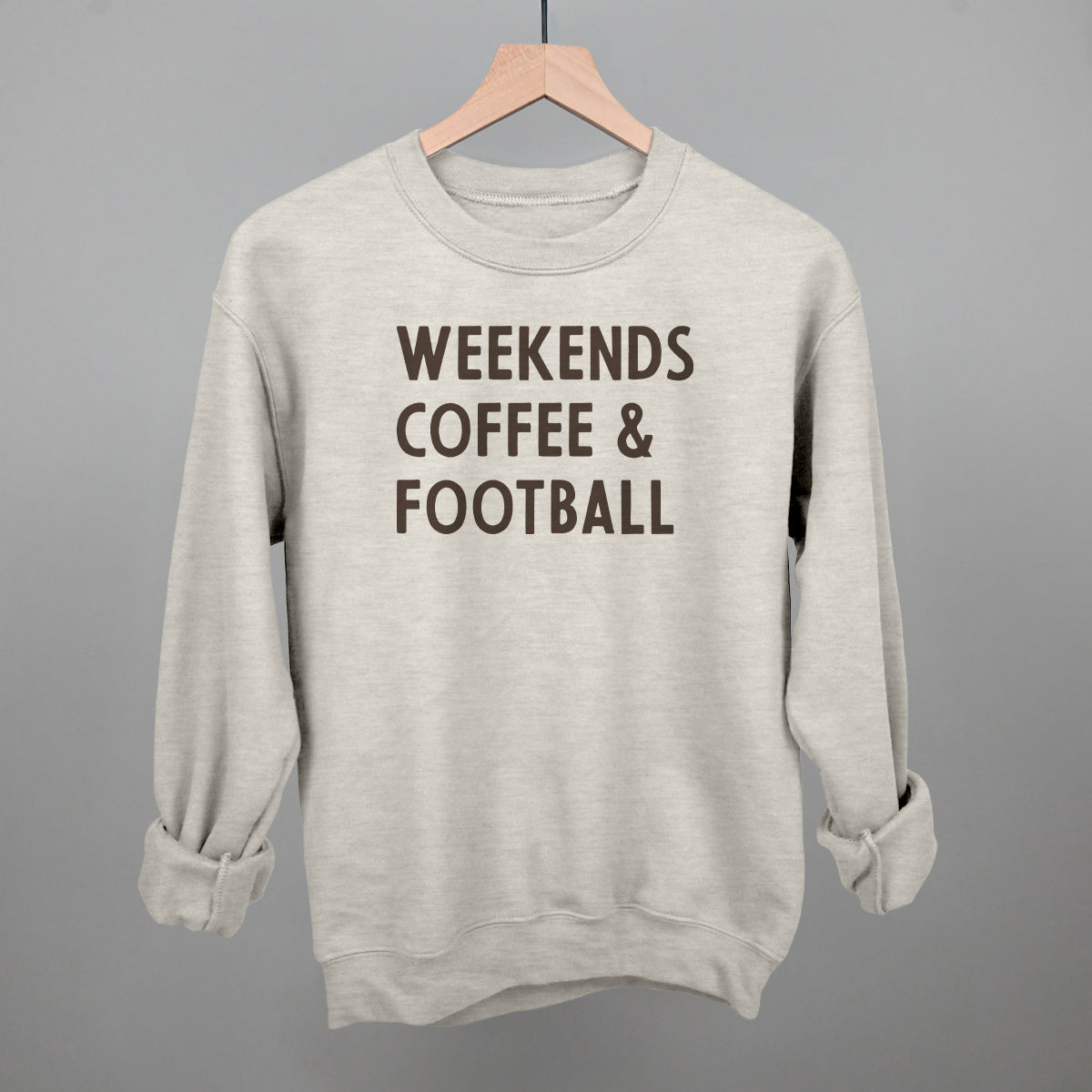 Weekends Coffee And Football Shirt | Game Day Graphic Tee | Football Season Gift