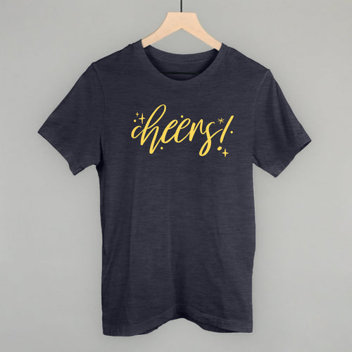 Cheers Gold Script + Sparkles