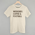 Weekends Coffee And Football Shirt | Game Day Graphic Tee | Football Season Gift