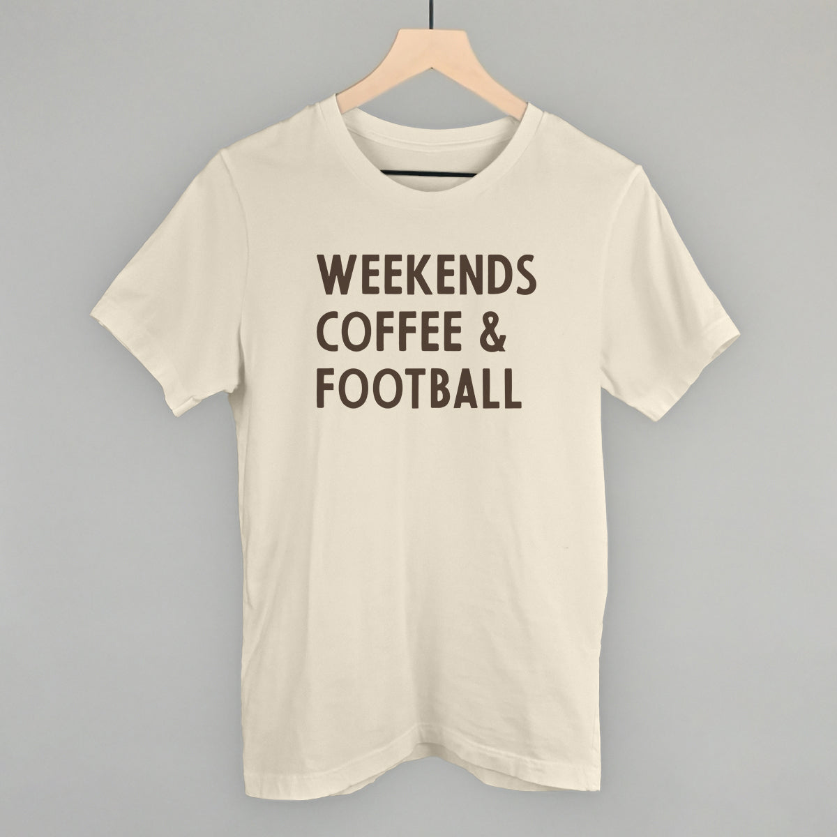 Weekends Coffee And Football Shirt | Game Day Graphic Tee | Football Season Gift