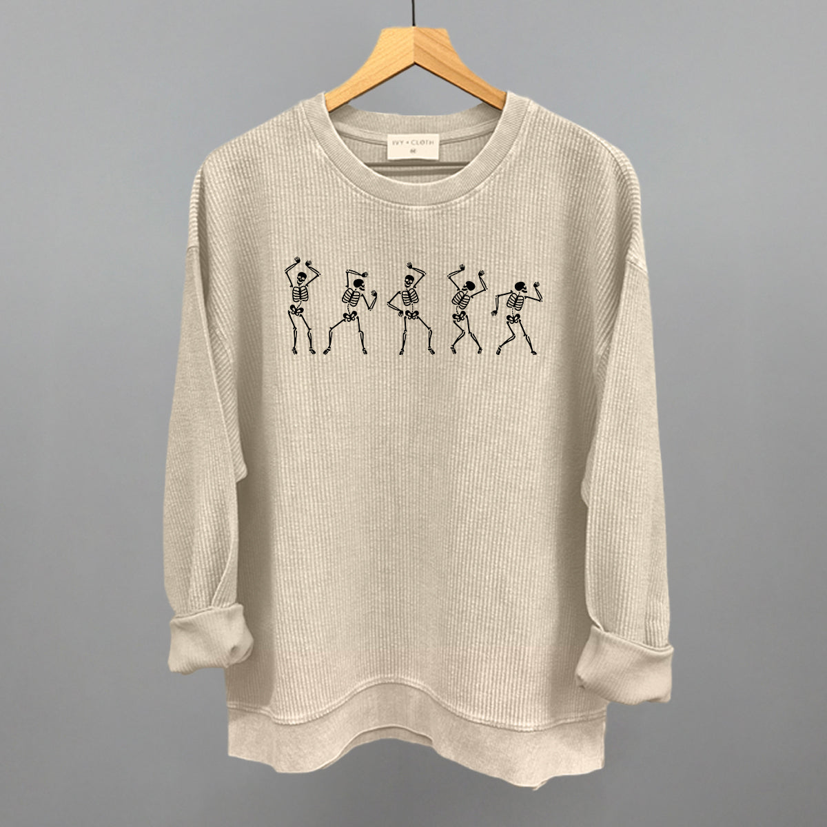 Dancing Skeletons Graphic Tee | Fun Halloween Shirt | Trendy Skeleton Sweatshirt