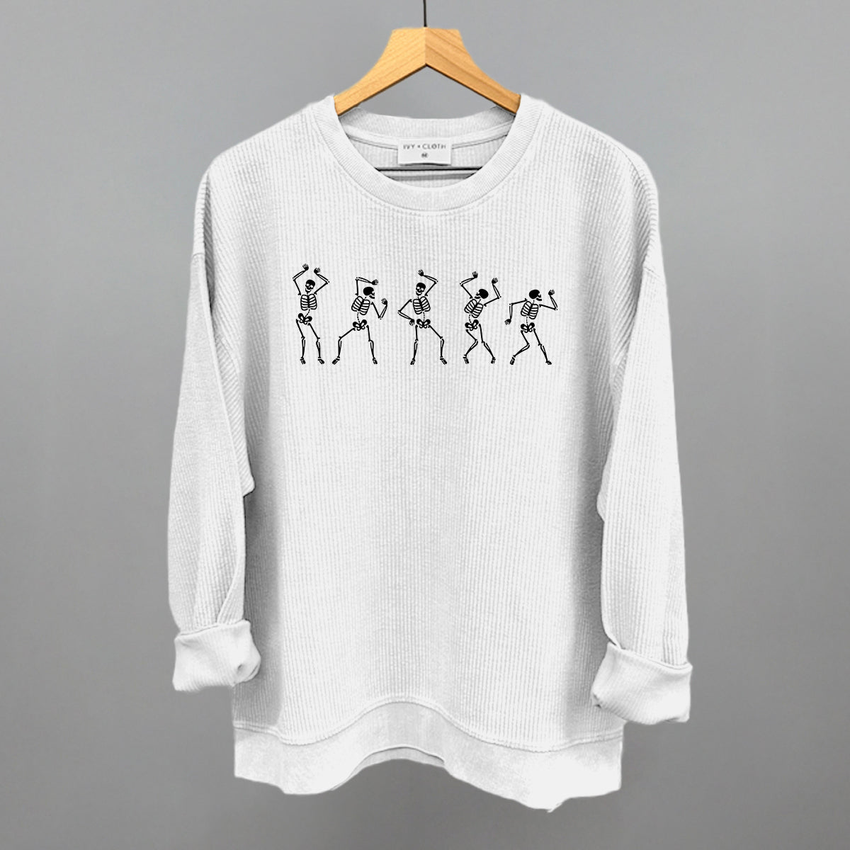 Dancing Skeletons Graphic Tee | Fun Halloween Shirt | Trendy Skeleton Sweatshirt