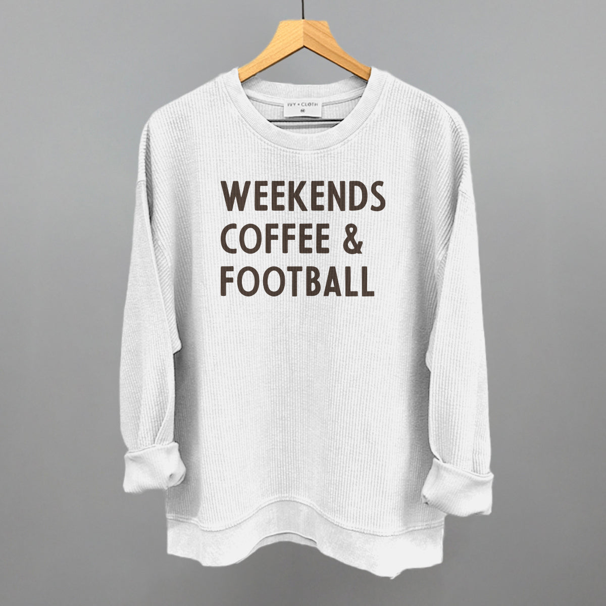 Weekends Coffee And Football Shirt | Game Day Graphic Tee | Football Season Gift
