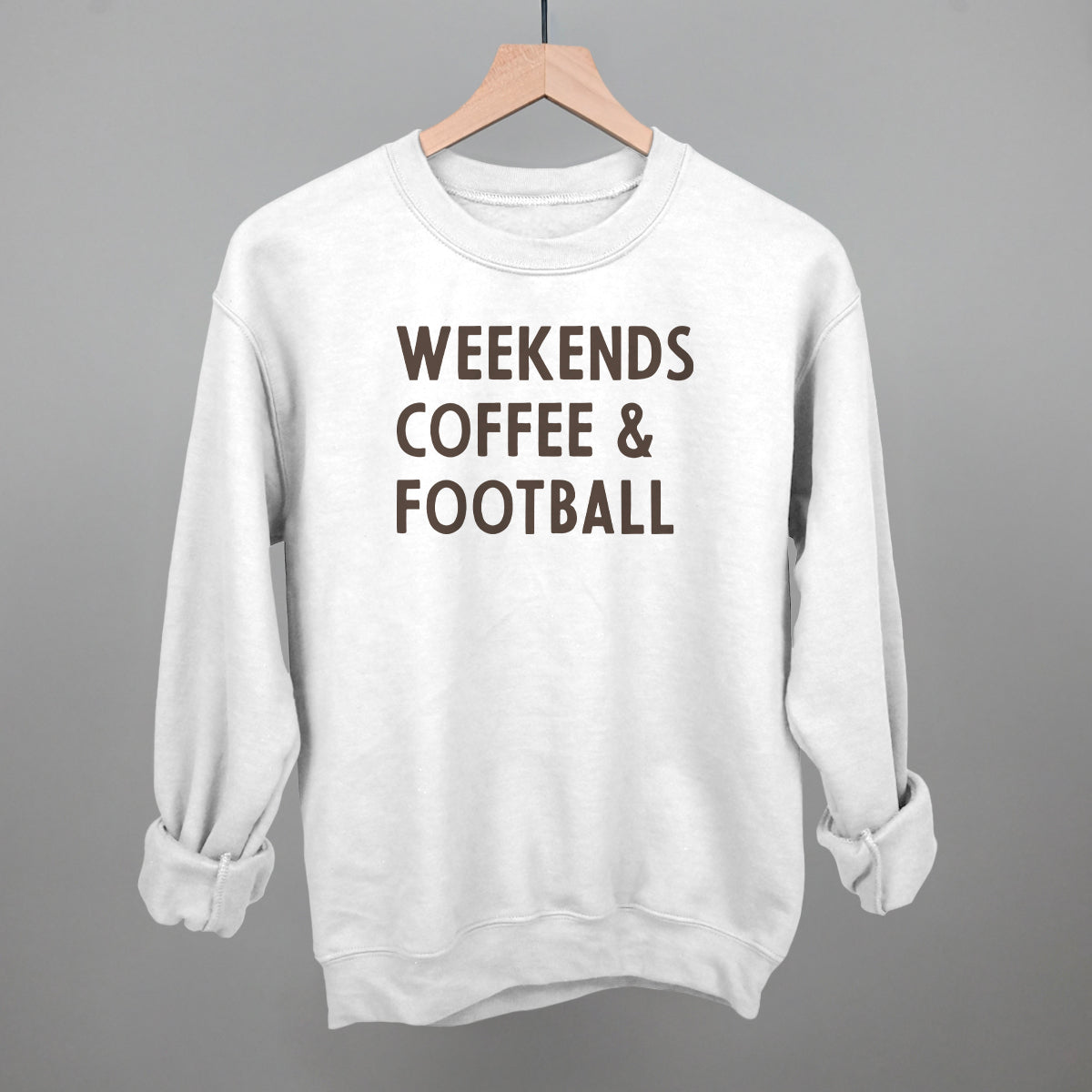 Weekends Coffee And Football Shirt | Game Day Graphic Tee | Football Season Gift